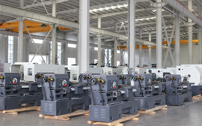 HAISEN lathe manufacturing and assembly workshop