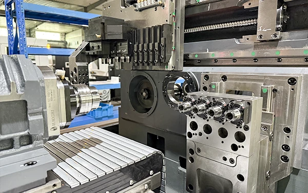 Swiss Type Lathe Bed structure