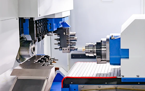 Swiss Type Lathe Dual Sindle